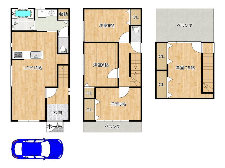 【西成区】南津守4丁目1-32　中古戸建　3180万円