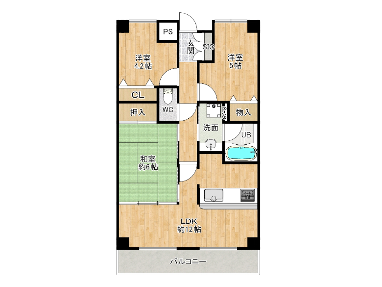 【東住吉区】エスリード東田辺503号室　2580万円