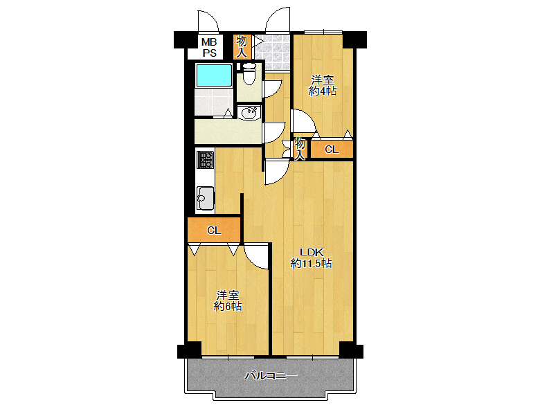 【住之江区】浜口西1丁目　メゾンドール住吉公園　806号室　2280万円