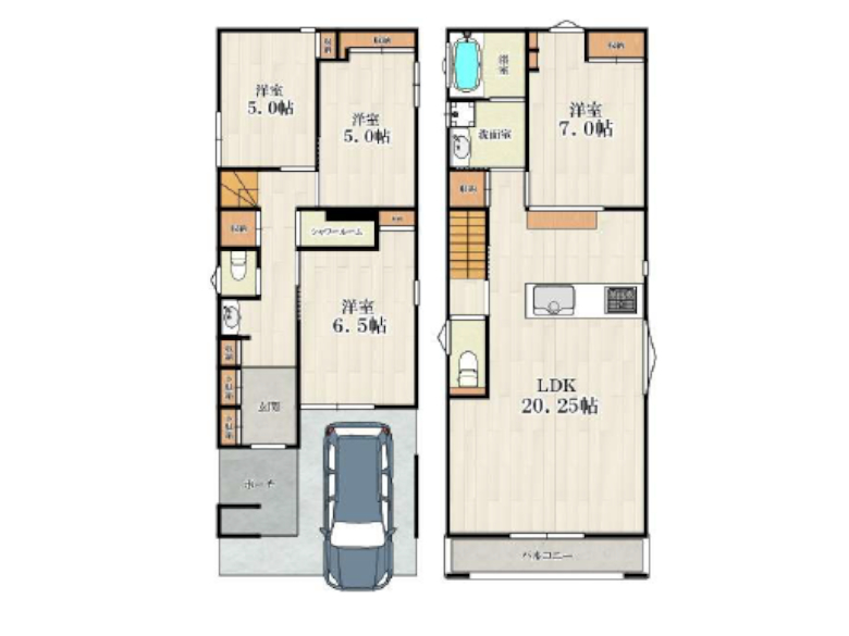 【生野区】勝山北1丁目6-13　中古戸建　6380万円
