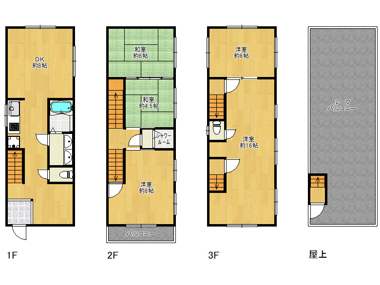【西成区】岸里3丁目9-17　中古戸建　4200万円　