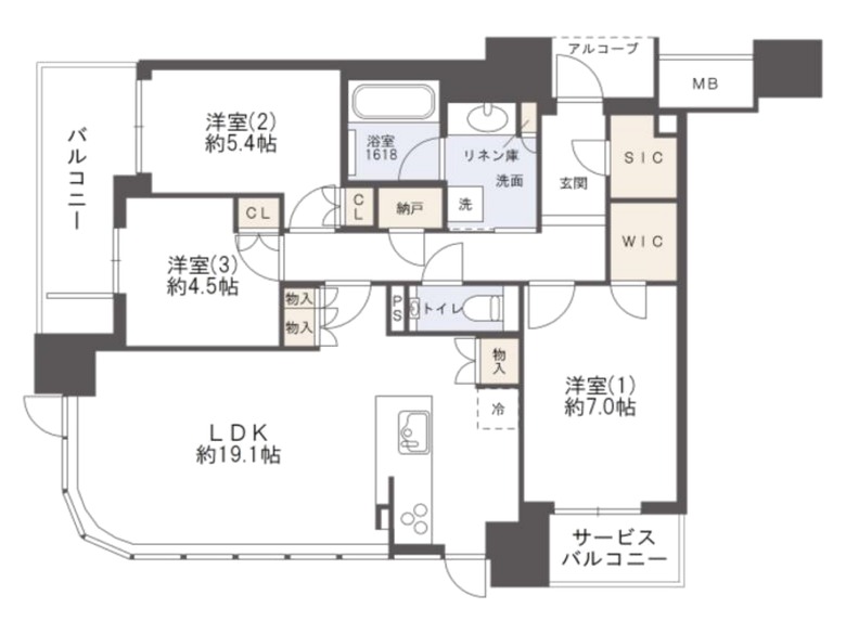 【福島区】福島2丁目　シエリアタワー中之島　9階　12960万円